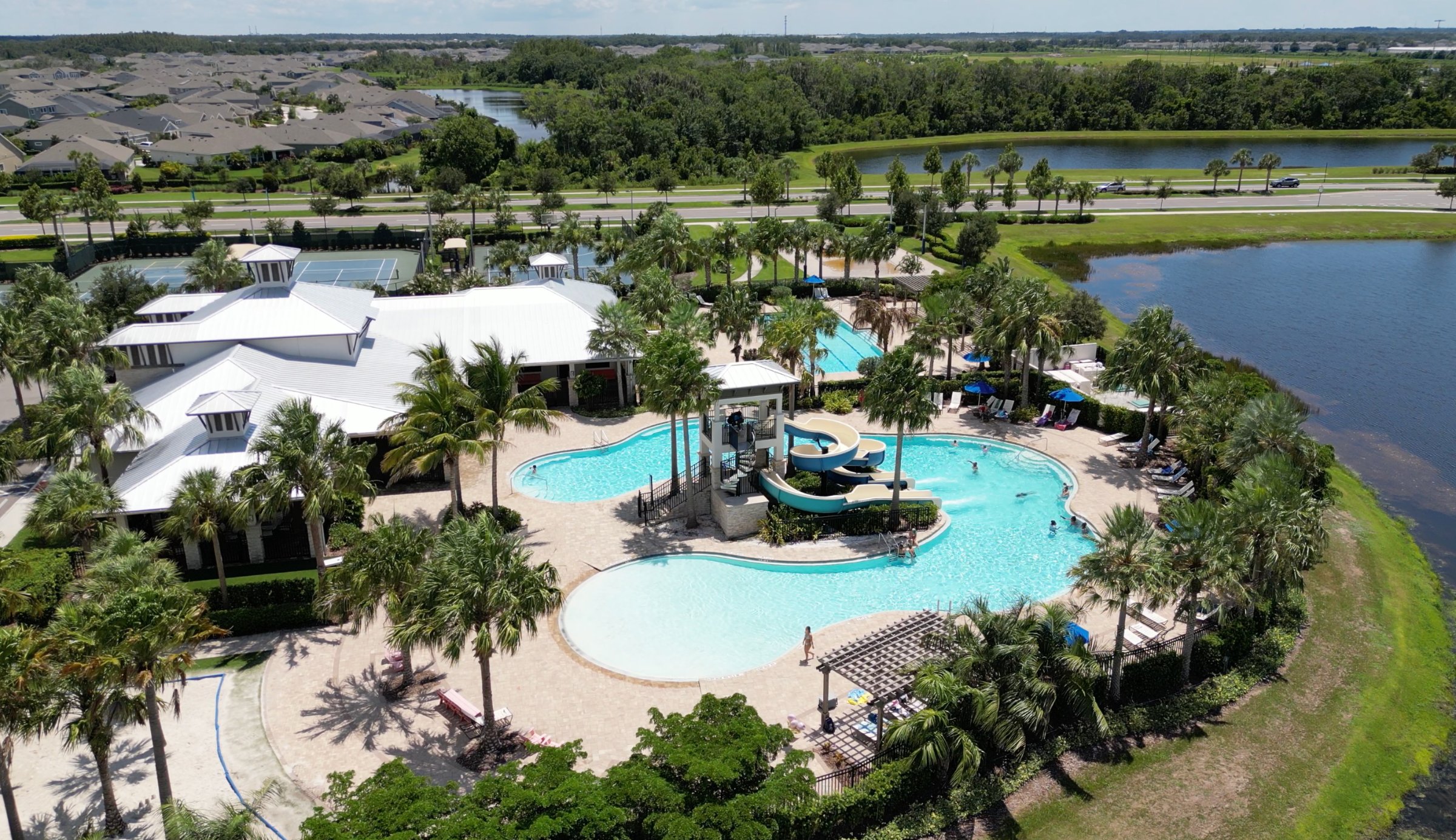 Waterset amenities, a master-planned community in Apollo Beach, Florida