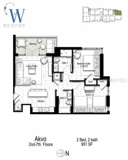 411 E SHORE DRIVE #403, CLEARWATER BEACH, FL, photo 12 of 20