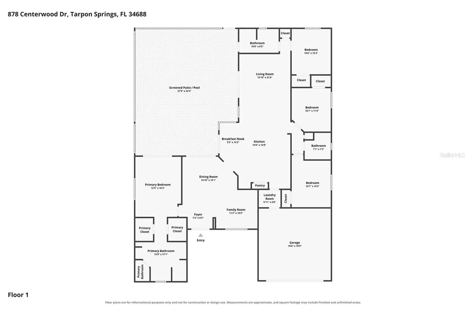878 CENTERWOOD DRIVE, TARPON SPRINGS, FL, photo 24 of 30