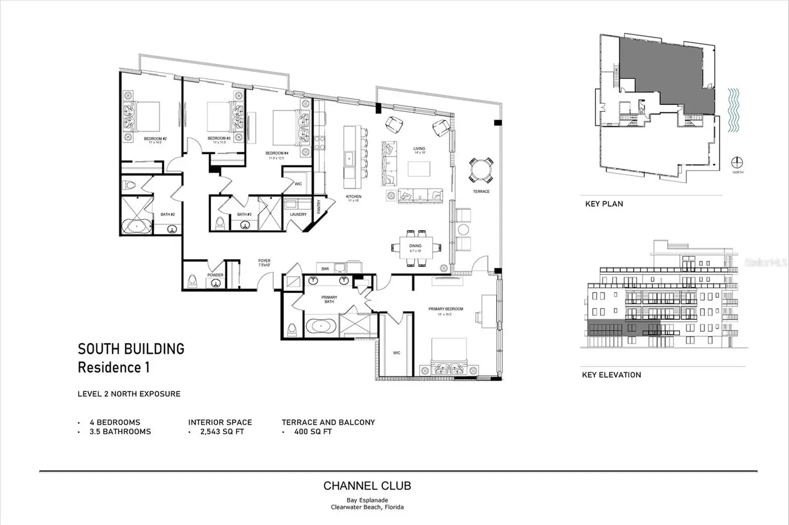 699 BAY ESPLANADE #401, CLEARWATER, FL, photo 15 of 44