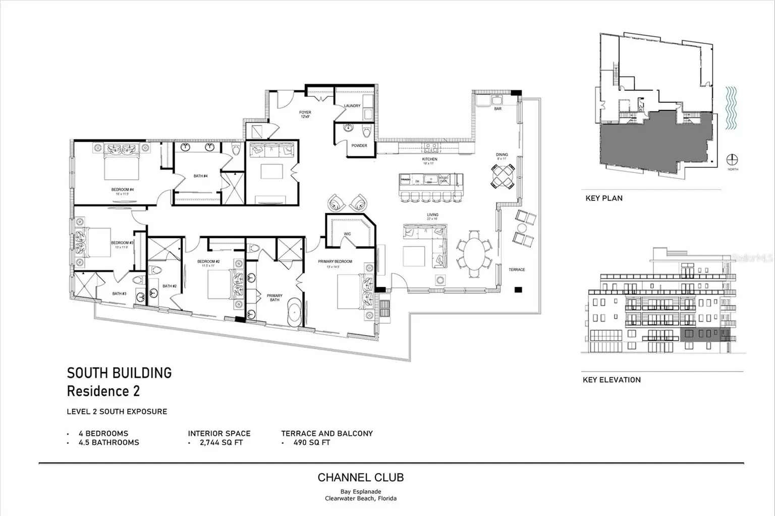 699 BAY ESPLANADE #401, CLEARWATER, FL, photo 16 of 44